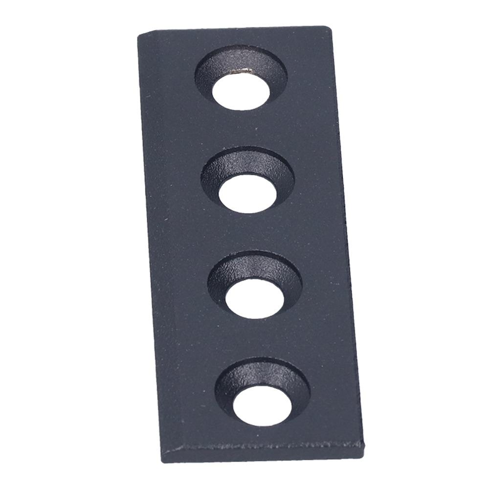 Carbon Steel Barn Door Track Connector Easy Install Sliding Door Hardware Kit TV Wall Mount