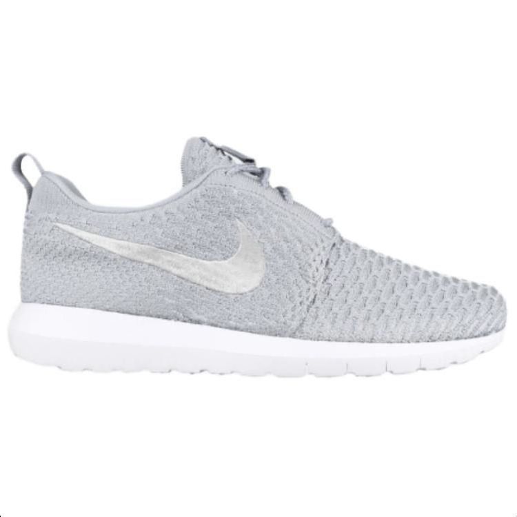 New Nike Roshe Nm Flyknit Wolf Grey 677243-012