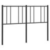 VidaXL Tête de lit métal noir 140 cm 352513