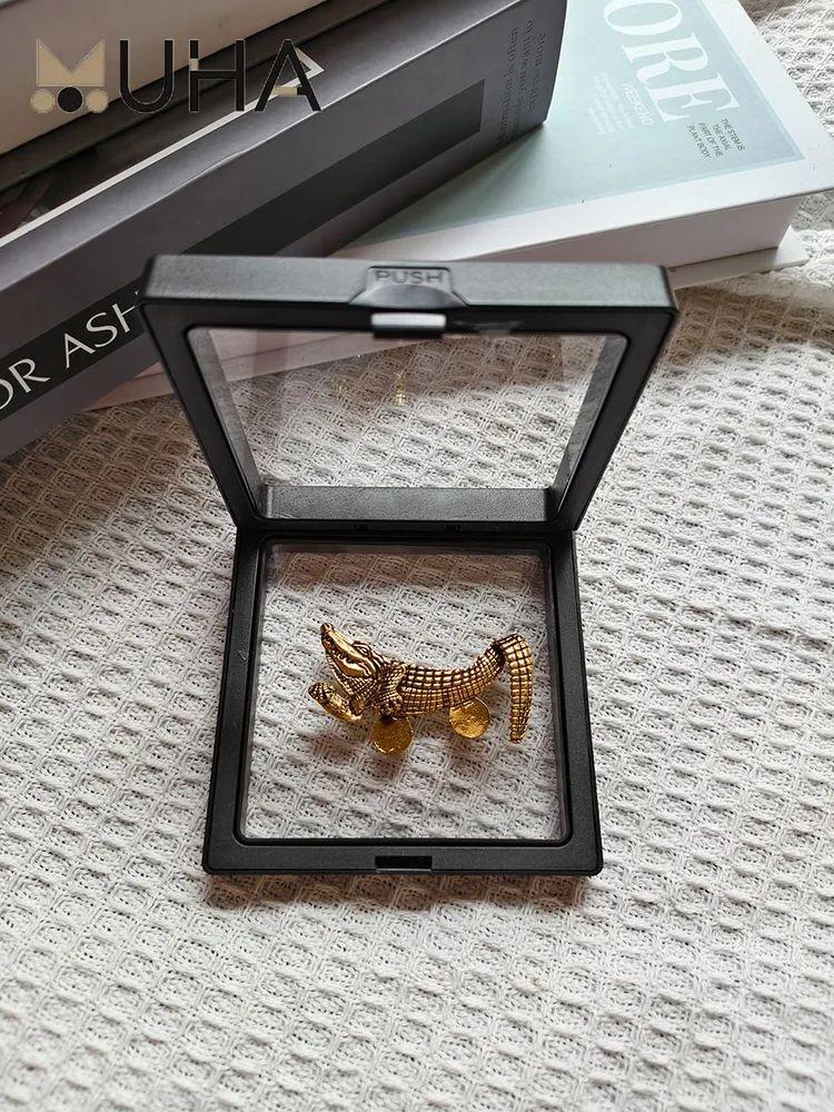 

Retro Traditional Gentleman s Suit Animal-shaped Brooch Coat Versatile Collar Button Pin Decoration Shirt Badge One Size