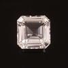 AAA Flawless 13x13 Heated Ceylon White Sapphire Asscher Cut Loose Gemstone