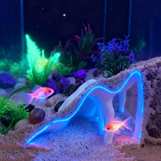 Rohová jeskyně do akvária Mangrovník Úkryt pro ryby pod štěrkem Jeskyně Dekorace do akvária Úkryt pro domácí mazlíčky pro ryby Krevety Sumce Sekavce Kuhli