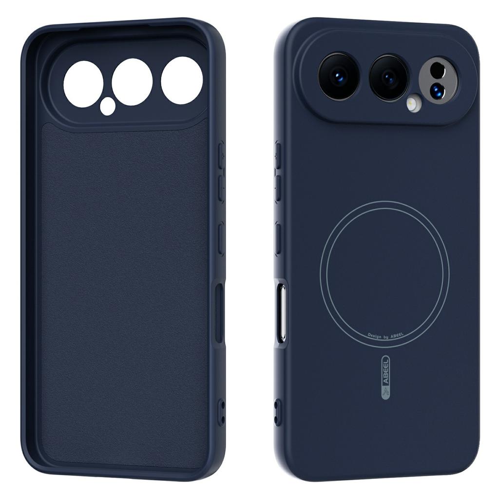 ABEEL Magnetic Case For Honor 500 5G / 500 Pro 5G Skin Touch Liquid Silicone Phone Back Cover