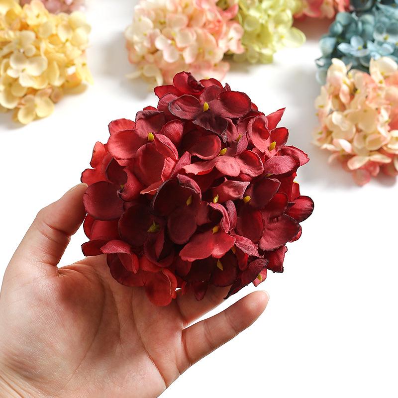 Silk Hydrangea Flowers for DIY Headwear & Wedding Decor