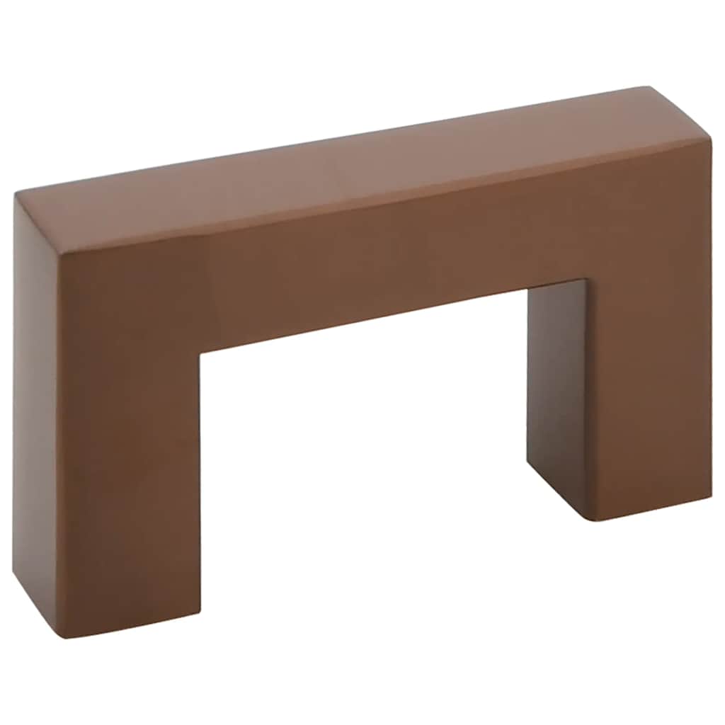 Furniture Handles 10 Pcs Bronze Colored 64 Mm Stainless Steel