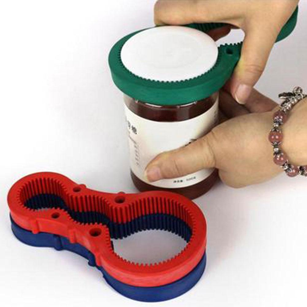 Multi Function Rubber Jar Openers Multi-purpose Jar Lids Bottle Cap Grip Twister Opener Tool for Soda Bottles Condiments Canned