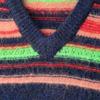 Spring 2025 Women's Slim Fit Rainbow Stripe Knitted Vest