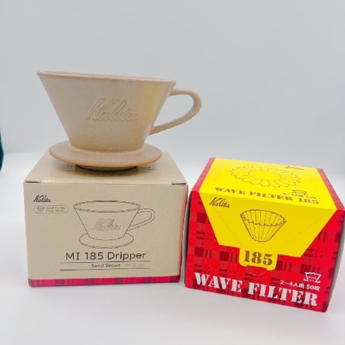 

Набор бумаги Kalita MI185 Mino Ware с воронкой Wave, керамика, 2-4 чашки, специальный набор бумаги для KWF-185 (Песочно-коричневый), Набор из 50 предметов