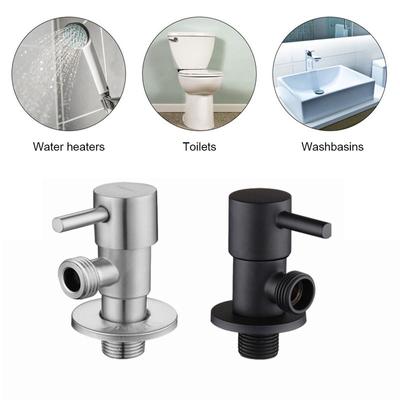 Brass External Thread G1/2 With Switch Faucet Valve Bathtub Wall-Mounted Copper Angle Valve Bathroom Balcony Accessories