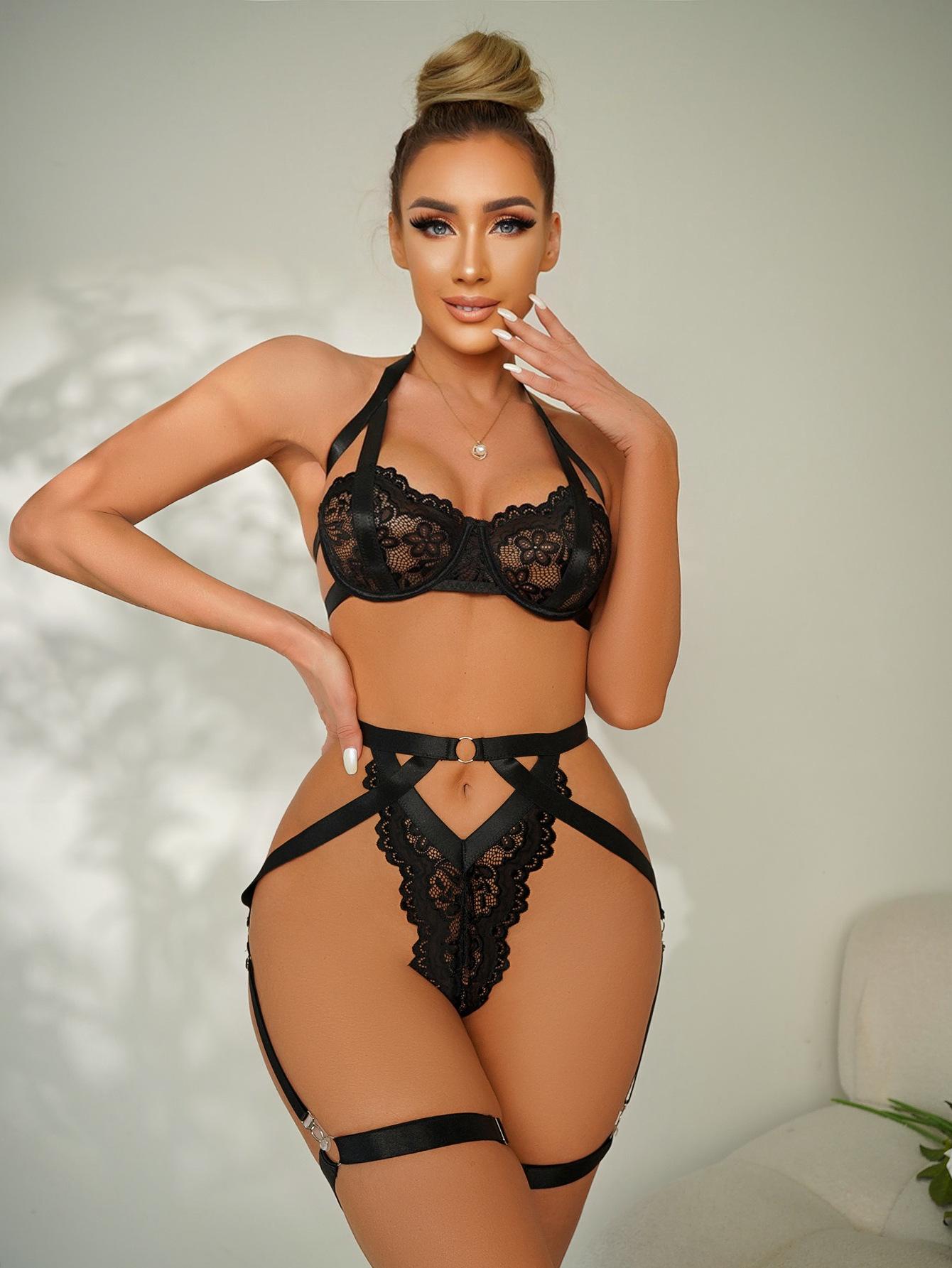 Высококачественный новый сексуальный комплект нижнего белья - это горячо S