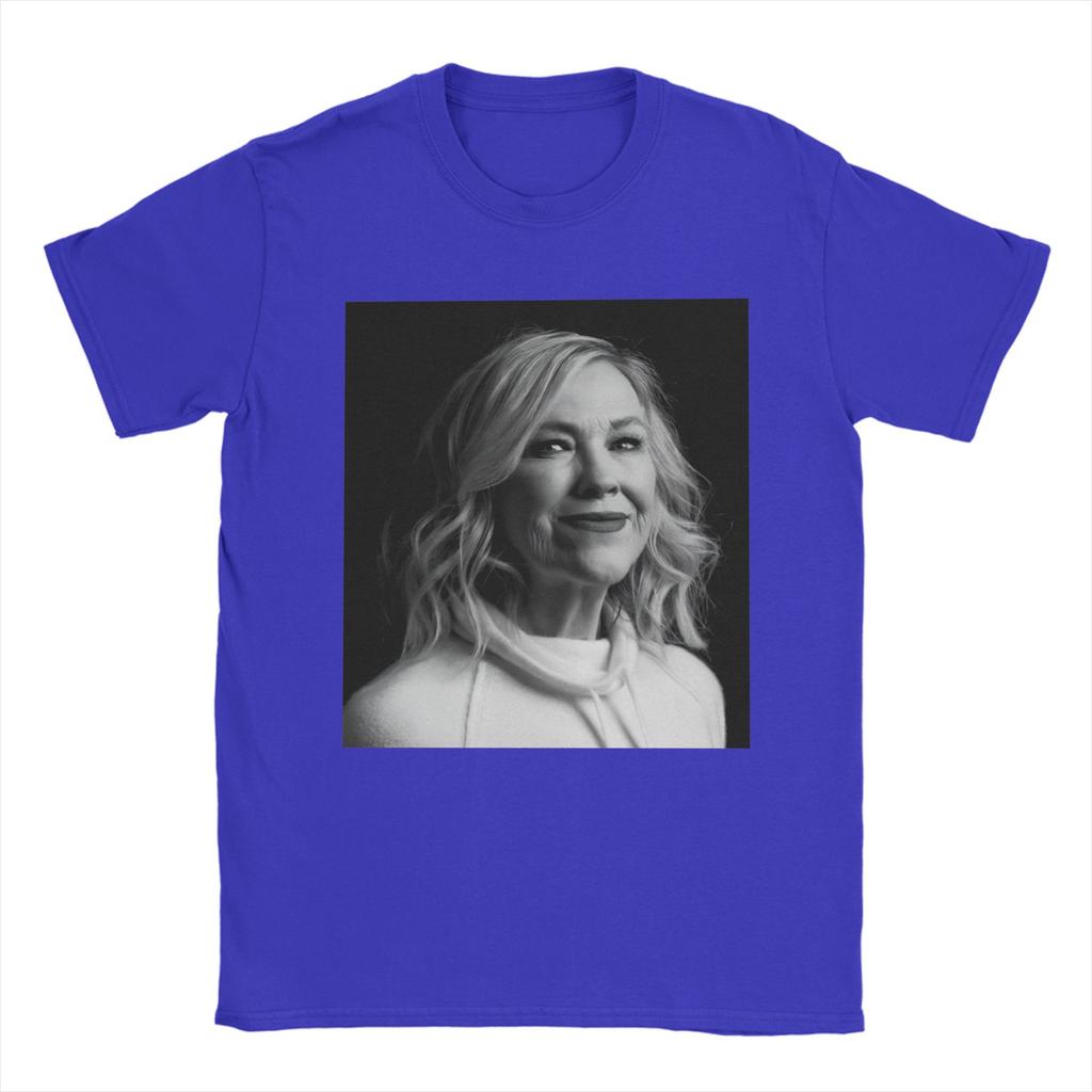 Vintage Catherine Ohara T Shirt Unisex Pure Cotton Vintage TShirts Crewneck Tees Short Sleeve Tops Plus Size