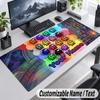 Custom Name Text Mouse Pad Among Us Personalized Desk Pad For Work And Gaming