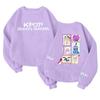 Children's Fashionable Lightweight Long-sleeved Round Neck Pullover With Pockets Printed Pullover