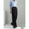Ai Xuan, Black Loose-fitting Wide-leg Pants, Autumn Pants, Women's Summer High-waisted Commuting and Thin Suit Pants.