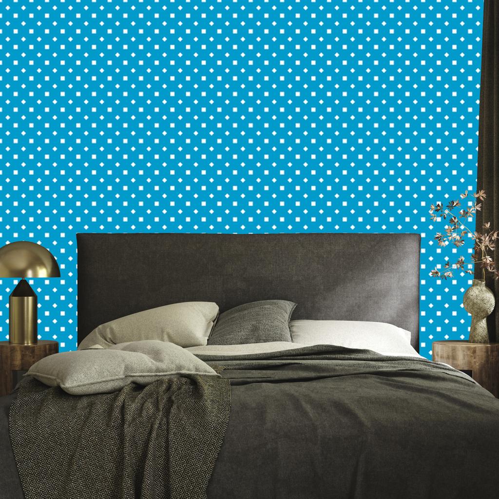 Turquoise Dots Wallpaper, Clear Detail for Living Room and Bedroom 50x1000