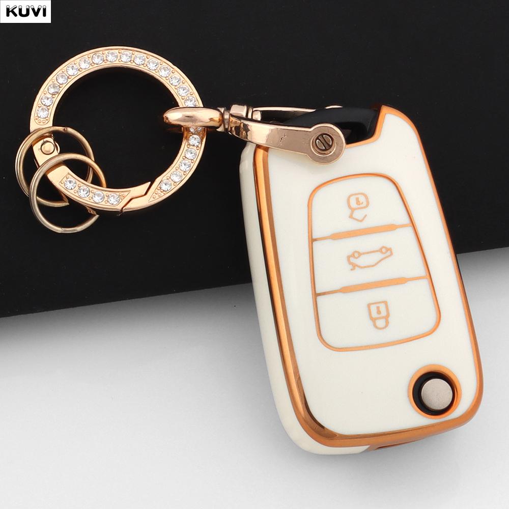 Fit For Hyundai I20 I30 Ix20 Ix25 Ix35 Elantra Accent Tpu Auto Key Fob Cover Case Fit For Kia Sportage Rio 3 Soul Optima Ceed Pro K5 K2 Pride