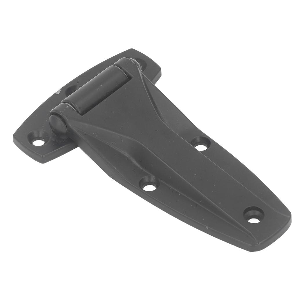 T Hinge Soft Close Tee Hinge Zinc Alloy T Strap Hinge Replacement for Toolbox Car Door Black
