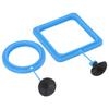 Fish Feeding Ring Safe Aquarium Fish Floating Food Feeder with Strong Suction Cup for Fish Tank