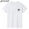 BITCED Bavlněné tričko s krátkým rukávem Pánská móda Košile s volným polovičním rukávem Košile s potiskem