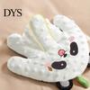 Baby Patting Glove Comforting Palm with Automatic Vibration & Remote Control Mesh Back Mitten Cute Panda Design Device for Babies And Infants