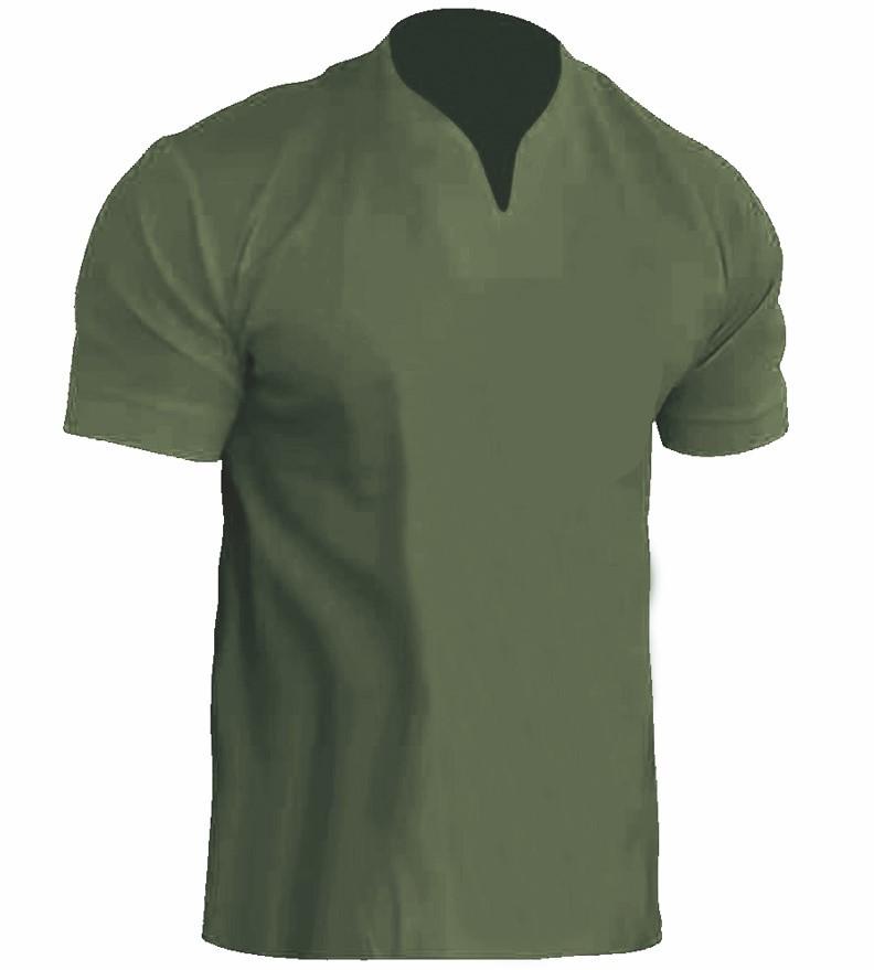 GMXIA Men's Fashion Casual Summer Spring Short Sleeve V-Neck Blouses & Shirts