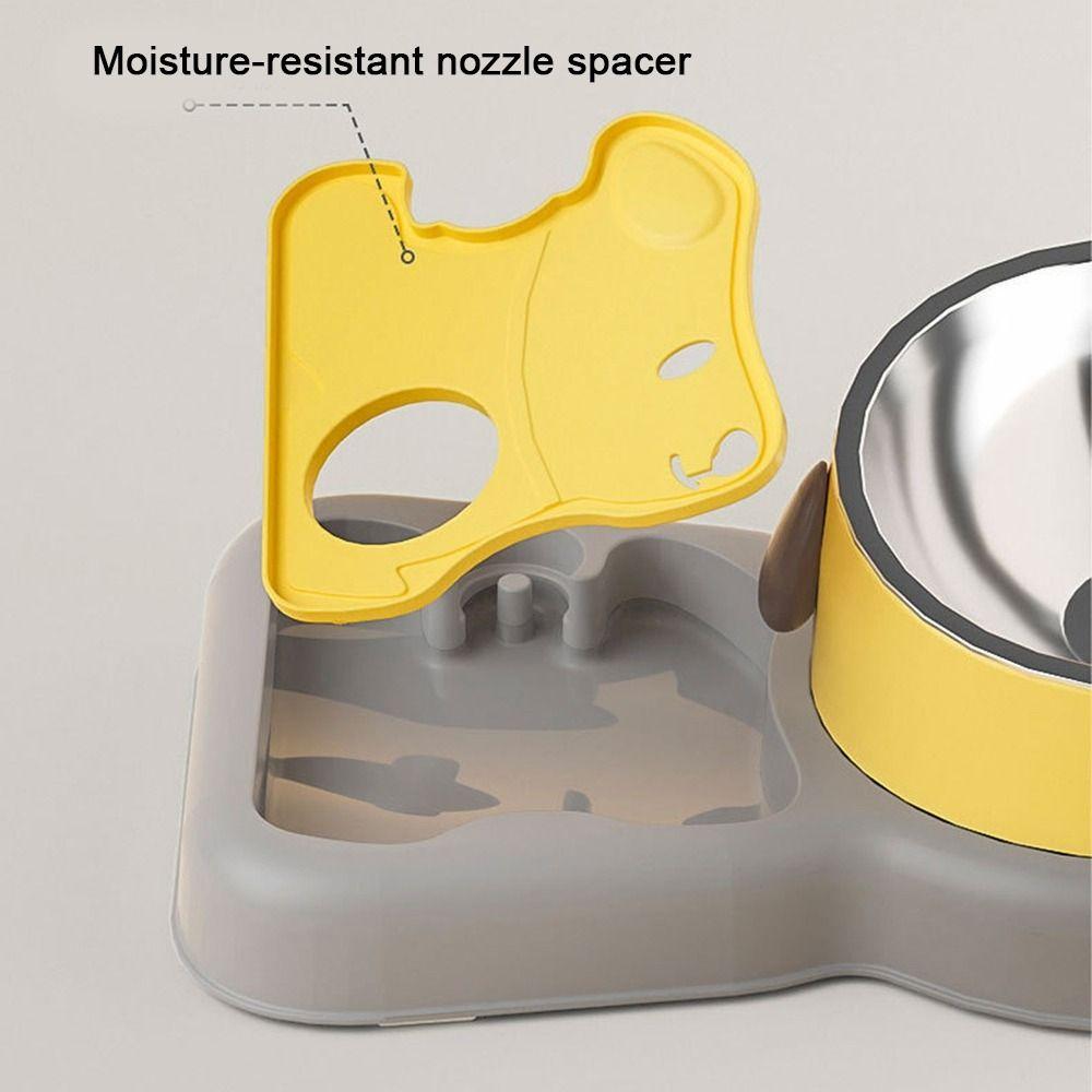 Large Capacity 3 in 1 Cat Bowl Protection Neck Dog Water Dispenser Pet Food Container for Home