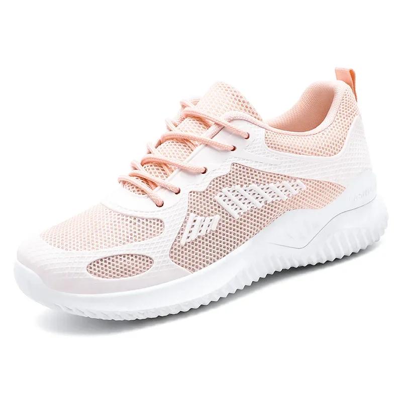 Fashion Women's Summer Shoes 2025 Casual Sneakers Mesh Breathable Surface Chunky Sole Trendy Cheap Shoes Clearance Free Shipping