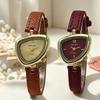 Irregular Triangle Women's Watch Fashion Dress Watch Luxury Gift Adies Quartz Watches Leather Strap Brand Wristwatches
