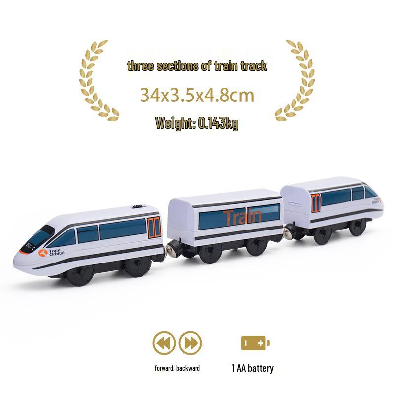 

Электрический игровой набор «Поезд» для детей - Совместим с деревянными рельсами Thomas Brio Mi Rabbit