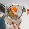 Food Strainers 304 Stainless Steel Colander Household Kitchen  Pot Filter Mesh Sieve Noodle Colander With Hook Artifact