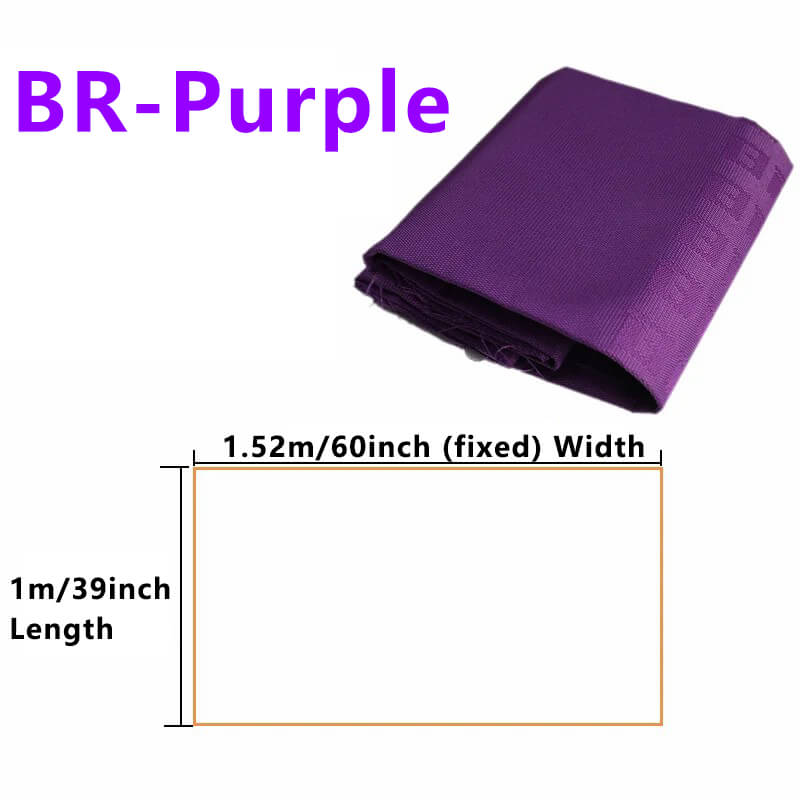 

JDM Style BRD Racing Tuning Car Seat Cover Auto Fabric Interior Decoration DIY Door Panel Cloth for All Car (1pcs=1m*1.52m) фіолетовий