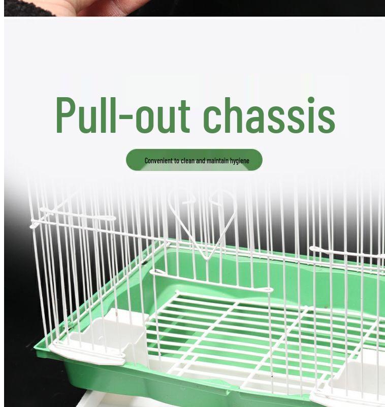 Luxury Home Villa Bird Cage for Small Parrots and Budgies - New Design with Embroidered Eye Pearl and Free Shipping.