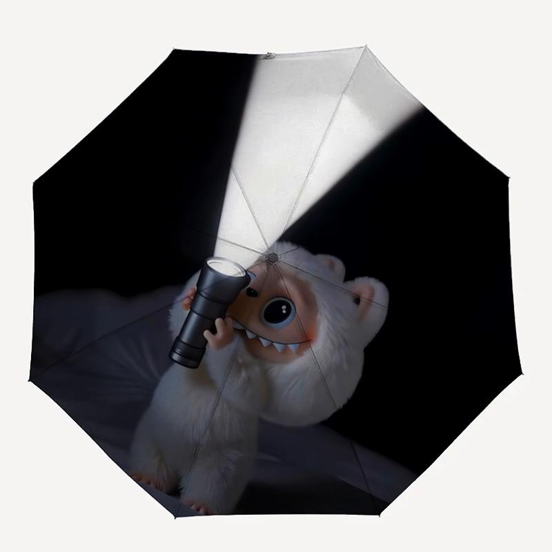 

1pc Labubu Automatic Opening/closing umbrella, Compact Travel Umbrella - - Festive Accessory, Sturdy Ribs yy250807098