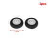 2Pcs PU Rubber Wheel For RC Fixed-Wing Airplane Model High Elastic Diameter 1/1.25/1.5/1.75/2/2.25/2.5/2.75 Inch DIY Tires