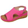 Women'S Casual Wedge Sandals Platform Slippers Simple And Stylish Toe Wedge Sandals Women With Bunions Two Strap Sandals Women
