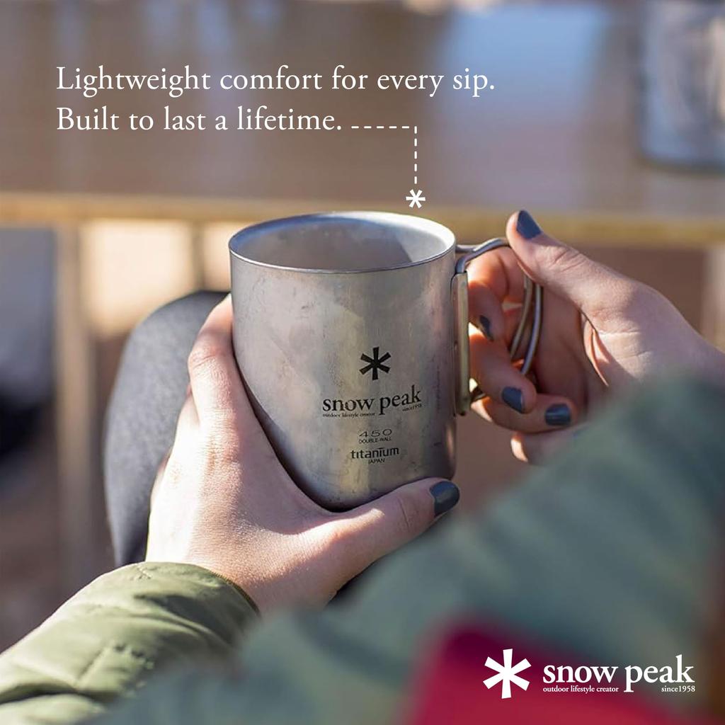 Snow Peak Titanium Double Mug 450ml MG053