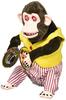 Yamani Design Accessory, Brown, H28 X W18 X D21cm, "Naughty! Monkey Cymbal" 9510