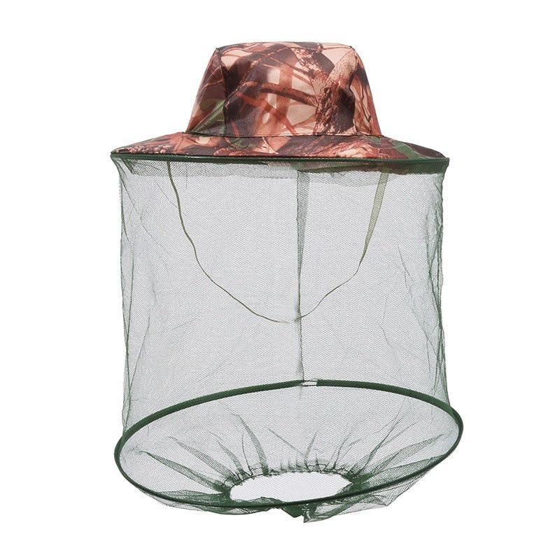 Unisex Outdoor Fishing Hat with Insect Repellent Net, Sun Protection, and Bee Protection Shield