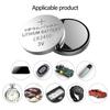 5Pcs CR2450 Button Cell Batteries 3V Lithium Batteries Coin Cell Replacement for Watches Calculators Remote Control