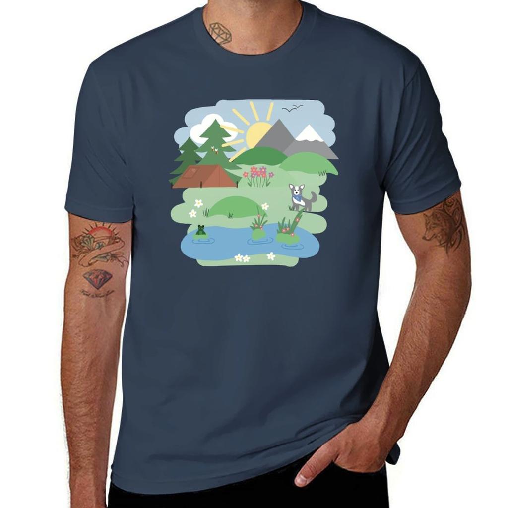 Camping Trip T-Shirt Active Wear Sports T-Shirt for Unisex