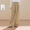 INMAN Women's Pleated Lyocell Wide-Leg Pants