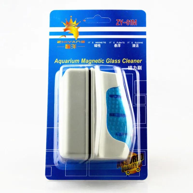 

Aquarium Fish Tank with Scraper, Magnetic Brush, Floating, Super Glass, Algae Curve Cleaner, Window Magnet, Cleaning Tool