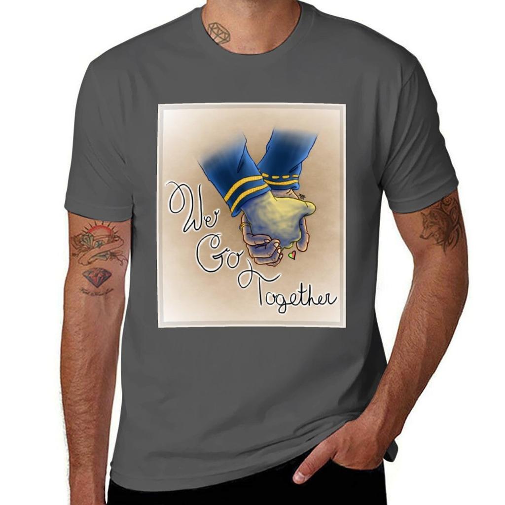 We Go Together TShirt High Elasticity Sports Tee Shirt