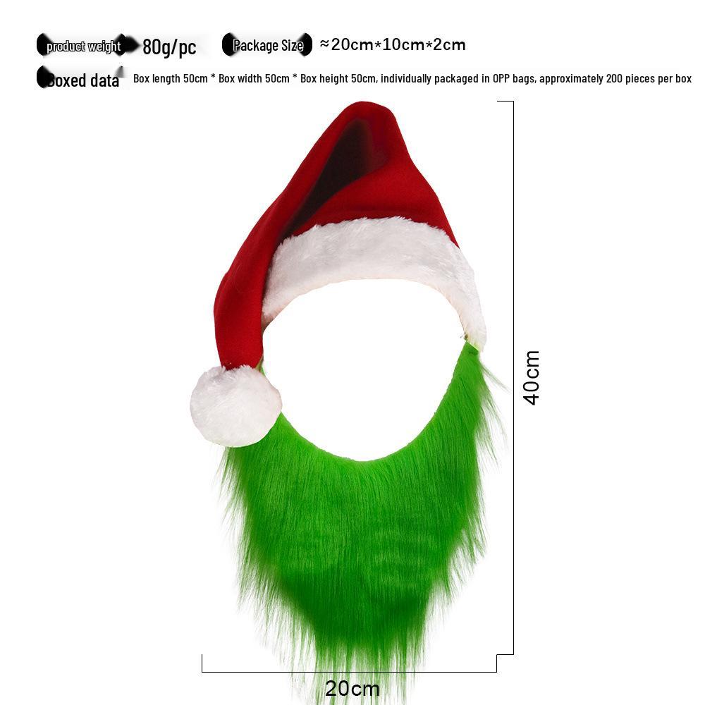 Grinch Apple Christmas Arm Decorations - Cute & Funny Masquerade Props