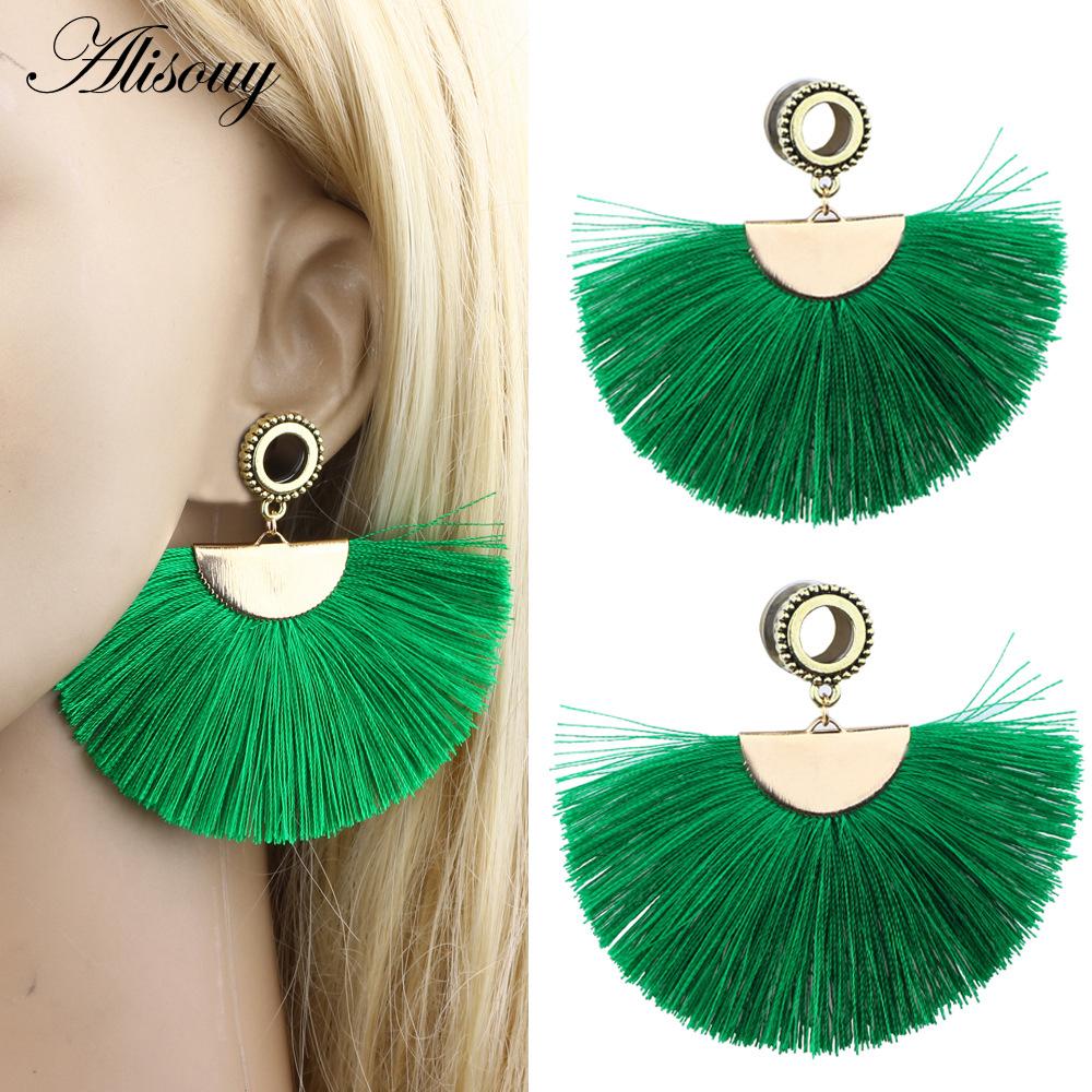 Koop Alisouy 2PCS Stainless Steel Ear Plugs Screw Back Ear Flesh