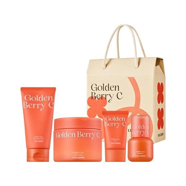 

The Saem Golden Berry C Lucky Box 4pcs Set Cleansing Foam 150ml + Toner Pad 230ml + Ampoule 30ml + Cream 50ml