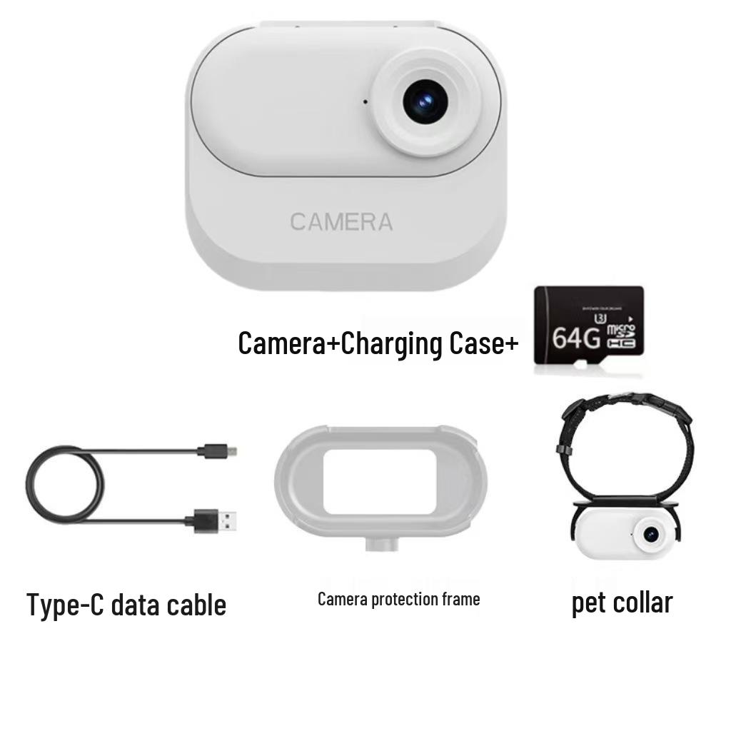 Portable Cross-Border Chest and Neck Action Camera for Vlogging, Student, and Pet Recording