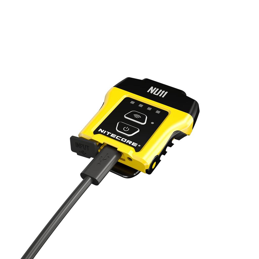 NITECORE NU11 Headlight Attached To Hat 150 Lumen