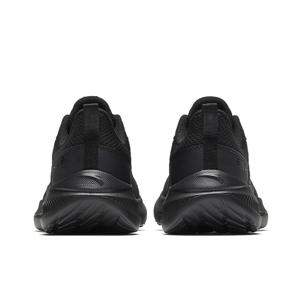 Anta Lightweight Shock Absorbing Running Shoes Women Sneakers Basic-Black 922615541-5