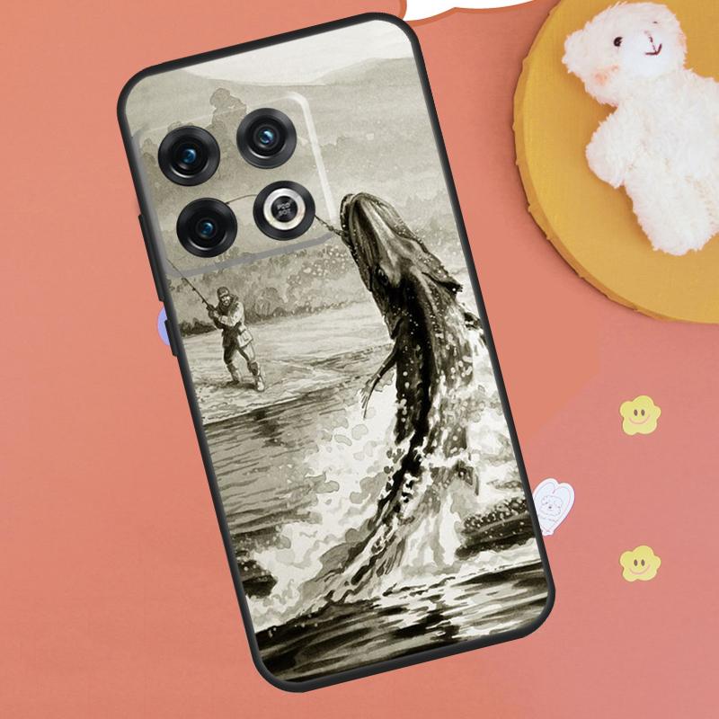 Fish Fishing Case For OnePlus 15 10T 10R 12R 13R 13T 11 12 13 OnePlus Nord 5 CE 2 3 4 Lite N20 N30 Funda